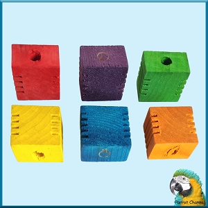 Medium Grooved Pine Blocks